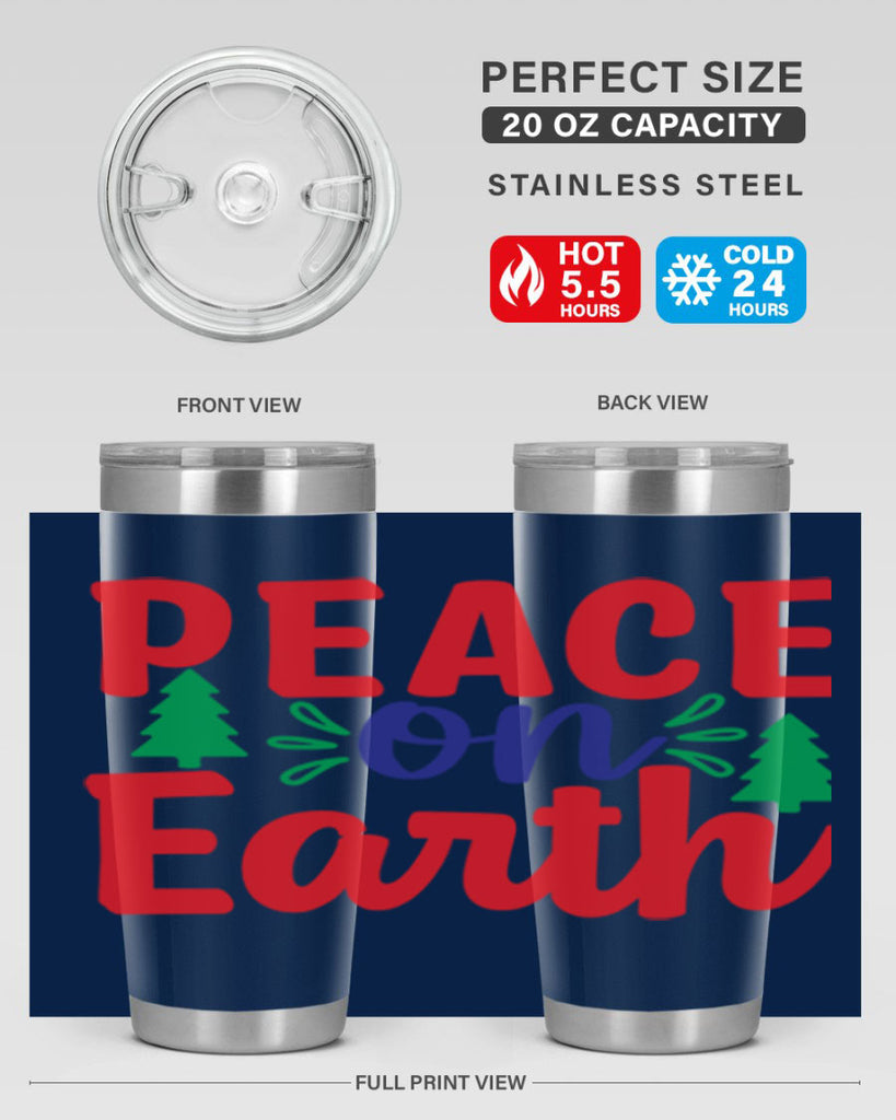 Peace on Earth 336#- winter- Tumbler