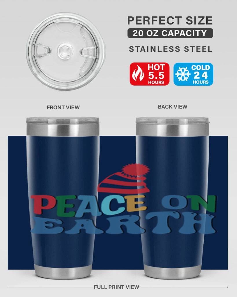Peace on Earth 337#- winter- Tumbler