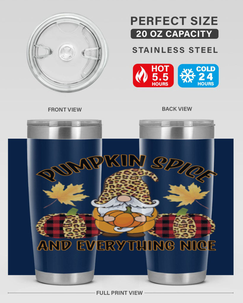 Pumpkin Spice and Everything Nice 534#- fall- Tumbler