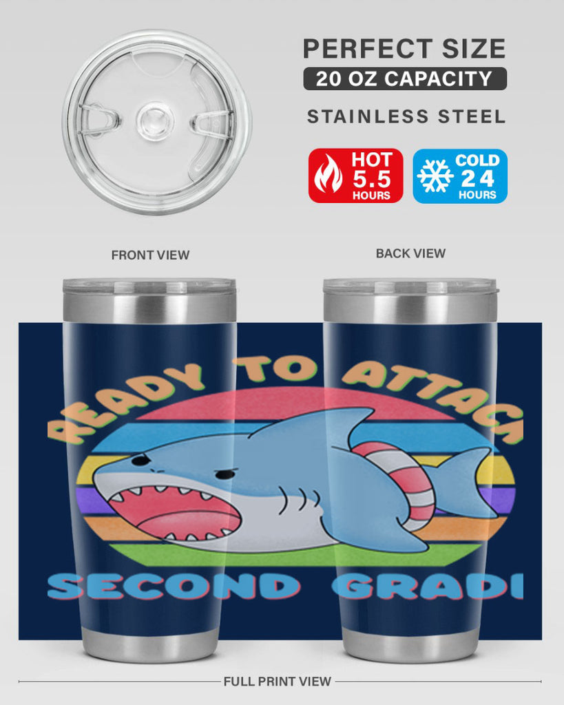 Ready to Attack 2nd Grade 19#- second grade- Tumbler