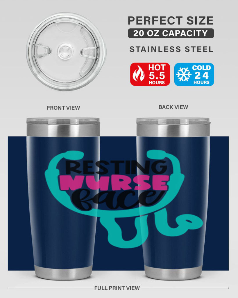 Resting Nurse Face Style Style 57#- nurse- tumbler
