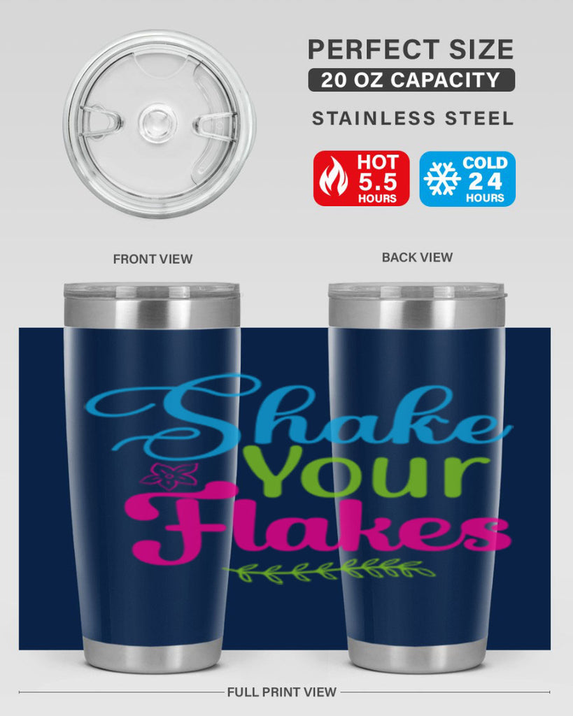 Shake Your Flakes 356#- winter- Tumbler