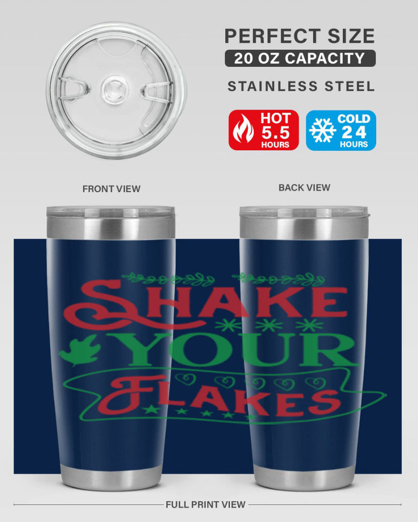 Shake Your Flakes 358#- winter- Tumbler