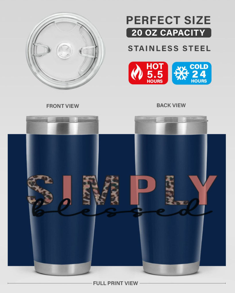 Simply blessed 575#- fall- Tumbler