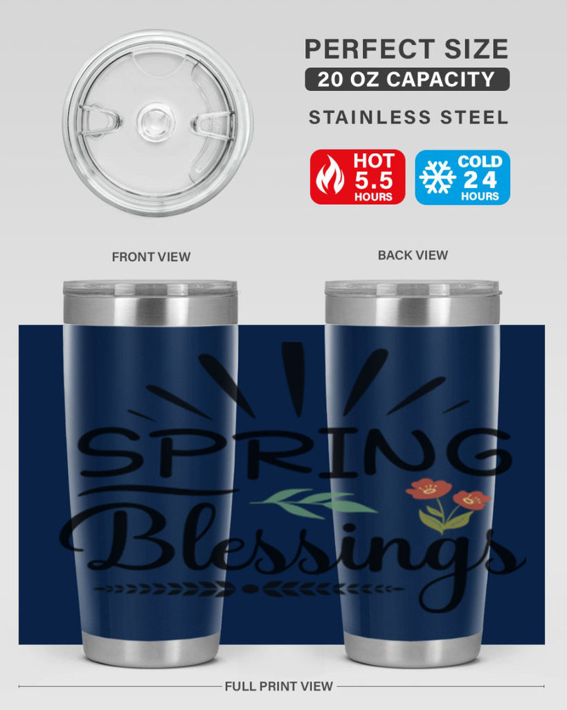 Spring Blessings  482#- spring- Tumbler