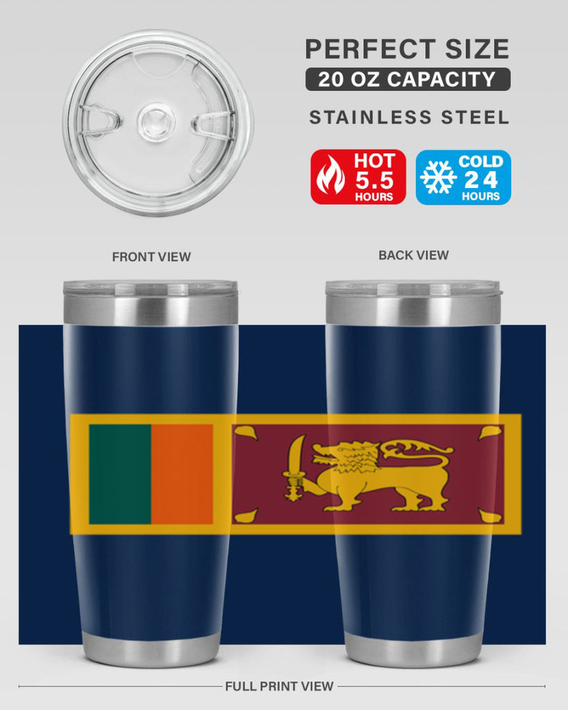 Sri Lanka 32#- world flags- Tumbler