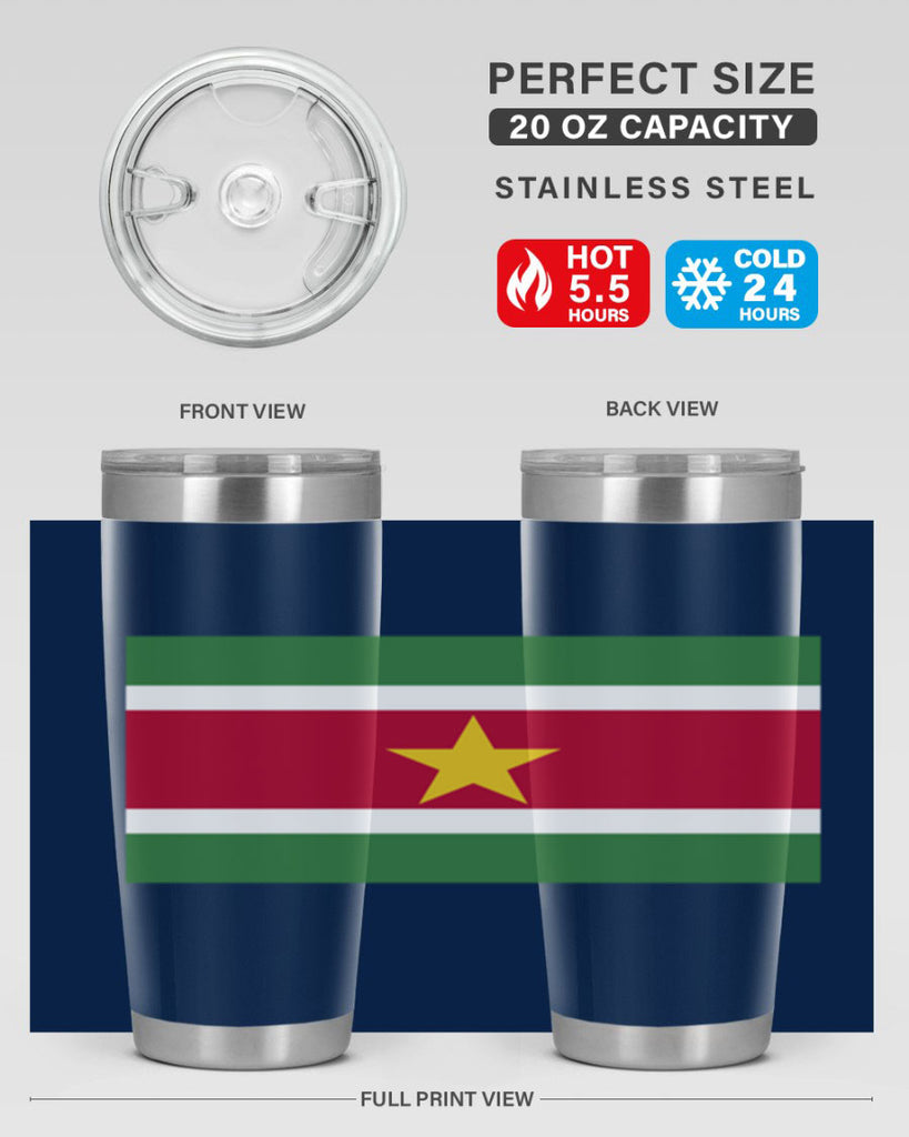 Suriname 30#- world flags- Tumbler