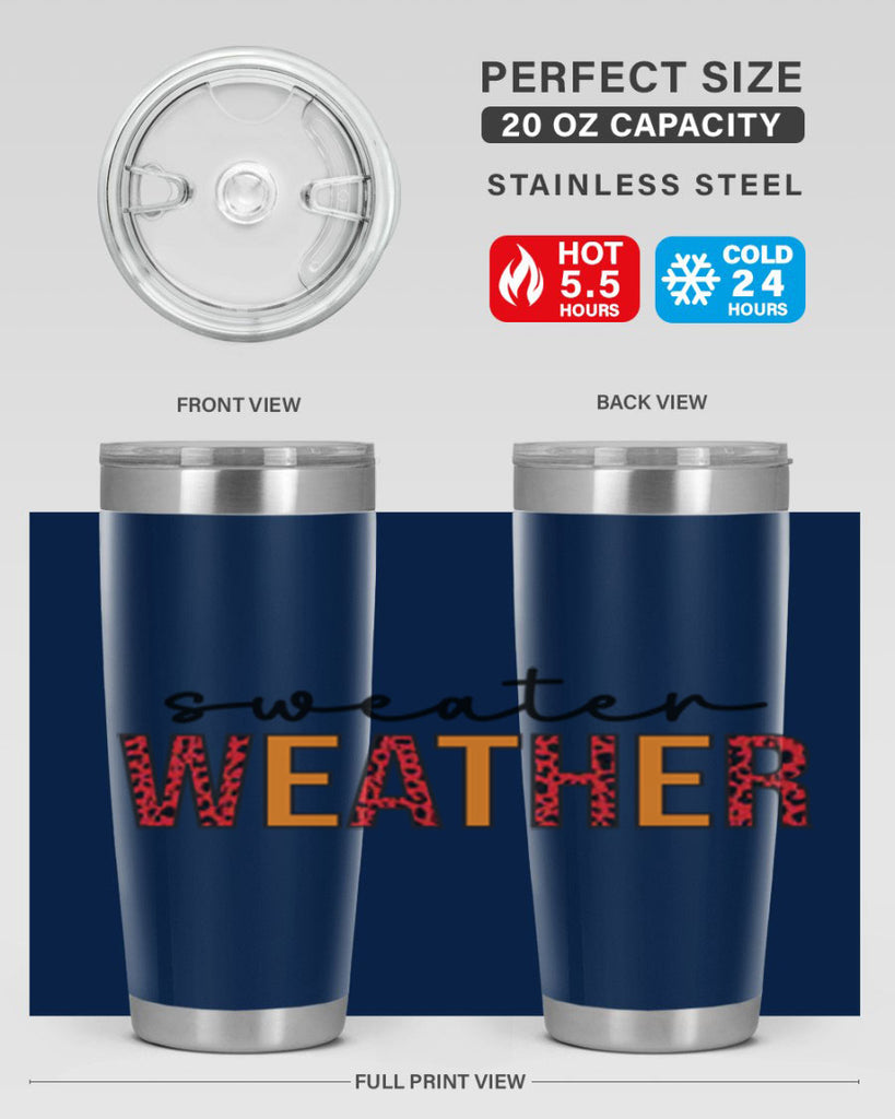 Sweater Weather 587#- fall- Tumbler