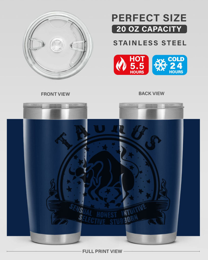 Taurus 5#- zodiac- Tumbler