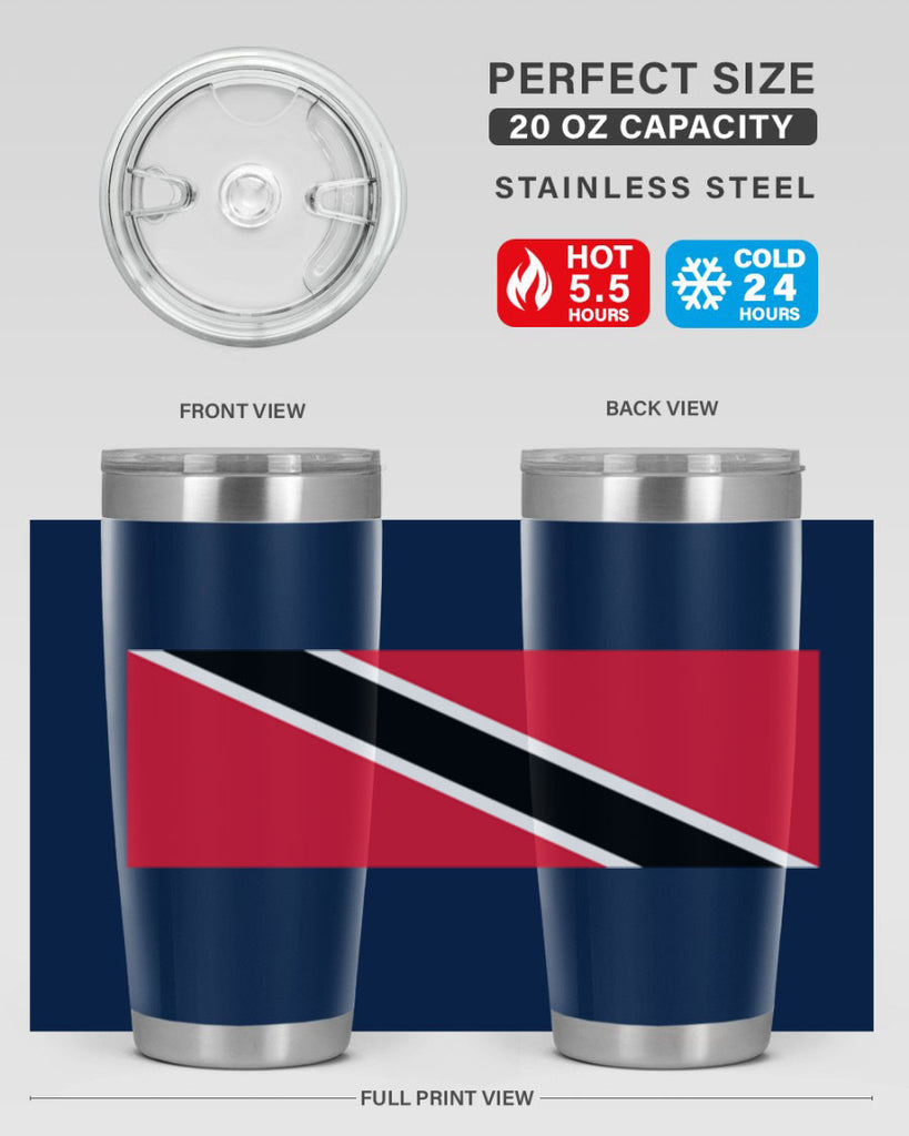 Trinidad and Tobago 19#- world flags- Tumbler
