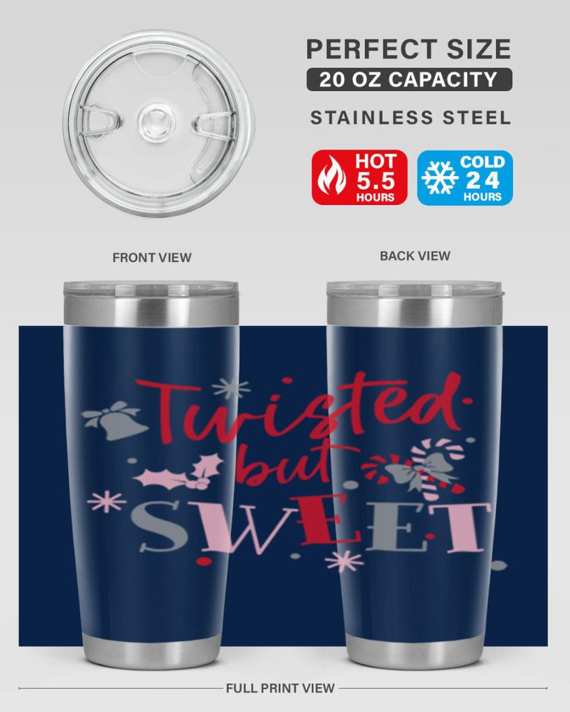 Twisted but sweet 424#- winter- Tumbler