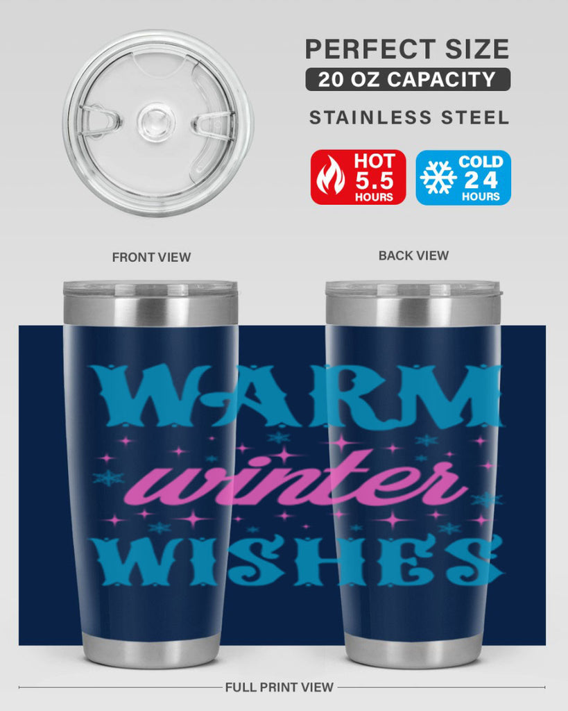Warm Winter Wishes 464#- winter- Tumbler