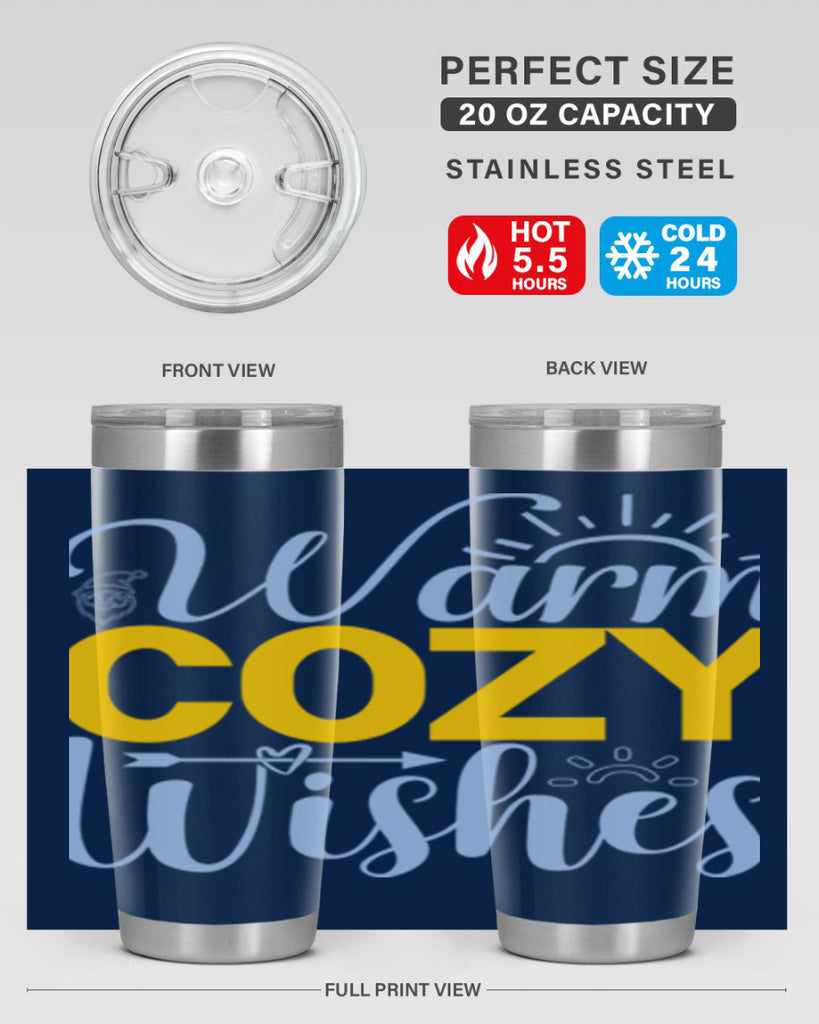 Warm cozy wishes447#- winter- Tumbler