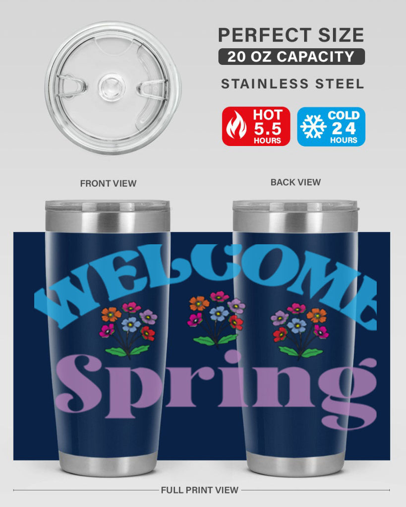 Welcome Spring  600#- spring- Tumbler