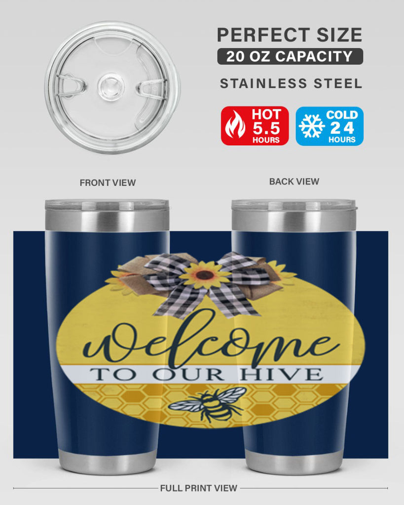 Welcome to our Hive complete yellow Mockup589#- spring- Tumbler