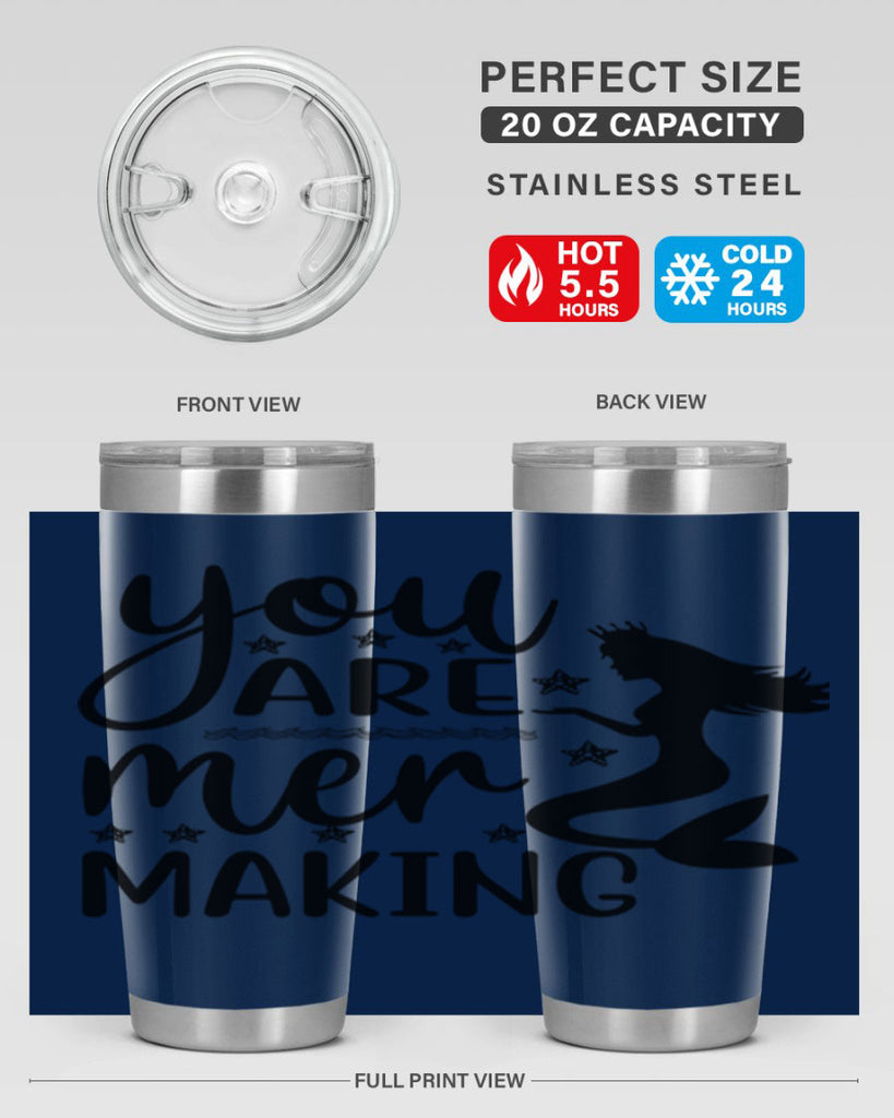 You are mer making 684#- mermaid- Tumbler