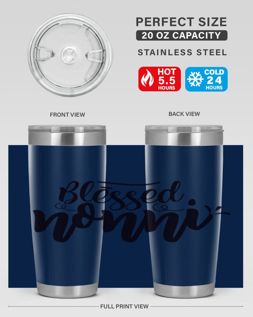 blessed nonni 57#- grandma - nana- Tumbler