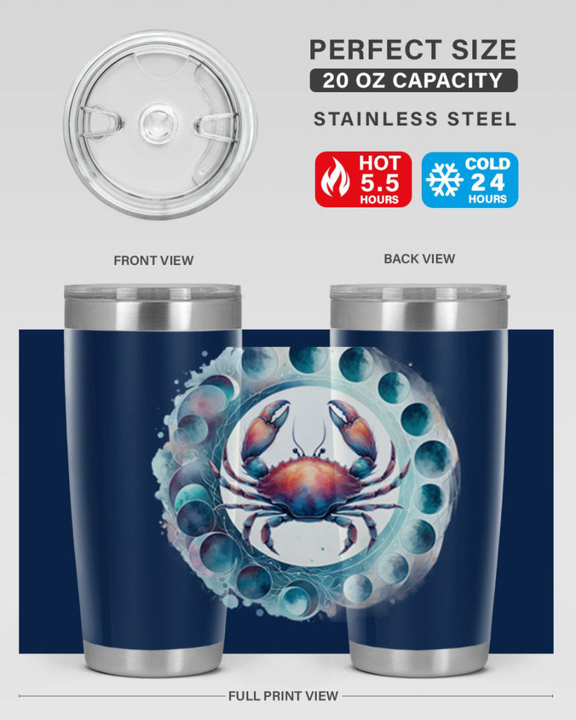 cancer 179#- zodiac- Tumbler