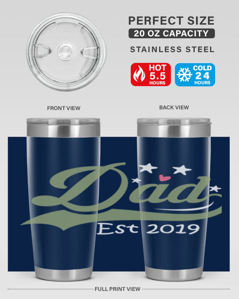 dad est 101#- fathers day- Tumbler