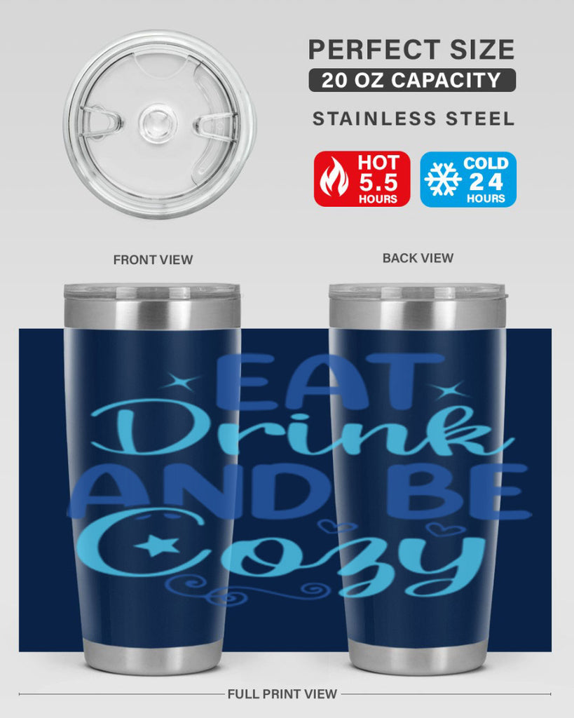 eat drink and be cozy 97#- winter- Tumbler