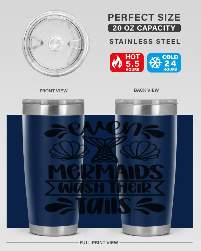 even mermaids wash their tails 42#- bathroom- Tumbler