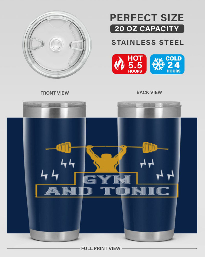 gym and tonic 100#- gym- Tumbler