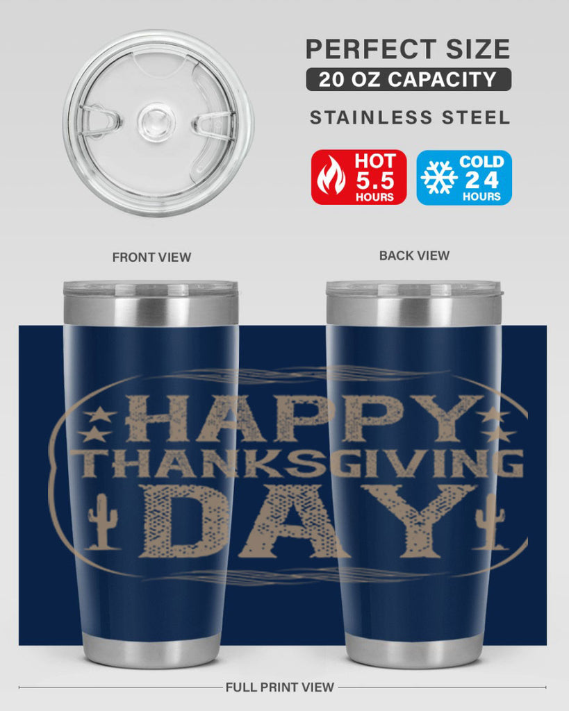 happy thanksgiving day 35#- thanksgiving- Tumbler