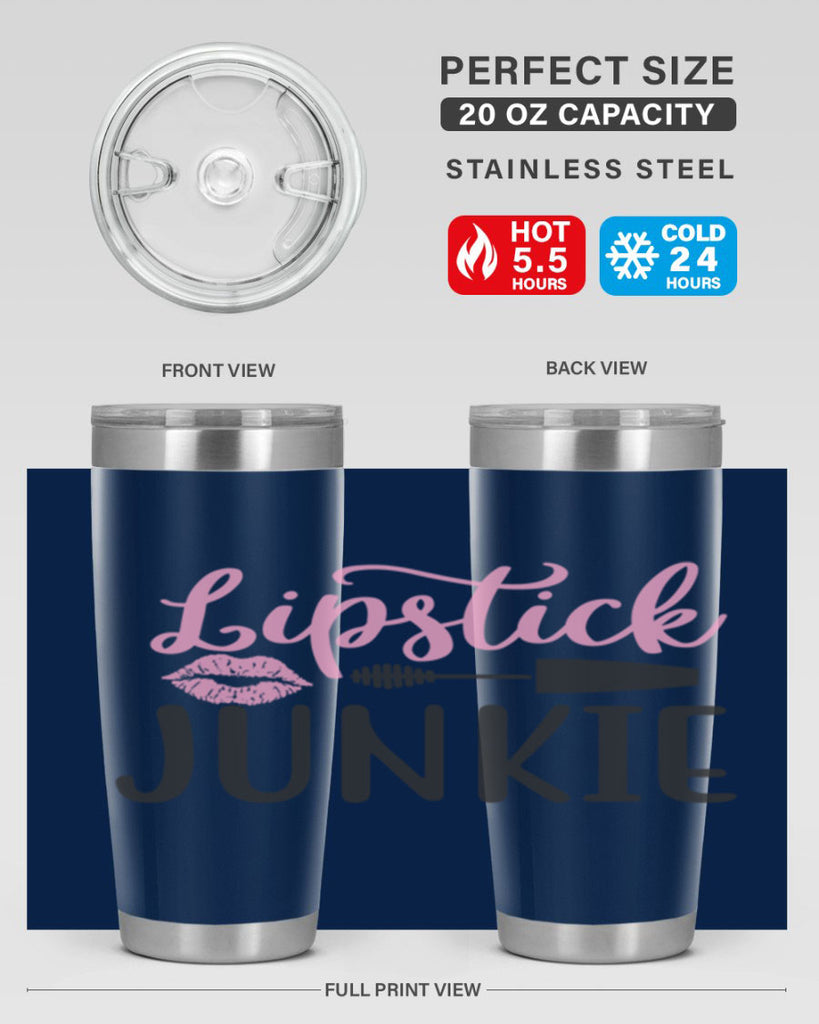 lipstick junkie Style 154#- make up- Tumbler