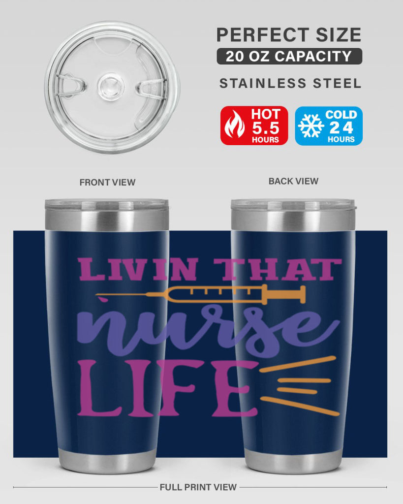 livin that nurse life Style Style 138#- nurse- tumbler