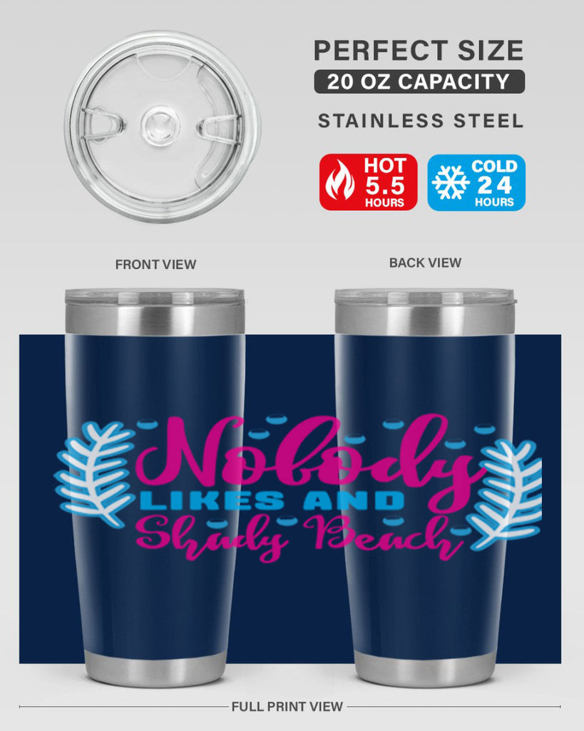 nobody likes and shady beach 520#- mermaid- Tumbler