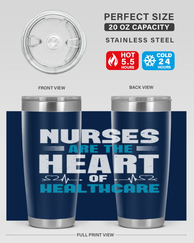 nurse are are heart healthcare Style 287#- nurse- tumbler