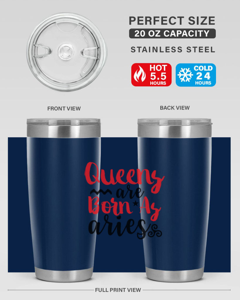 queens Are Born As Aries 384#- zodiac- Tumbler