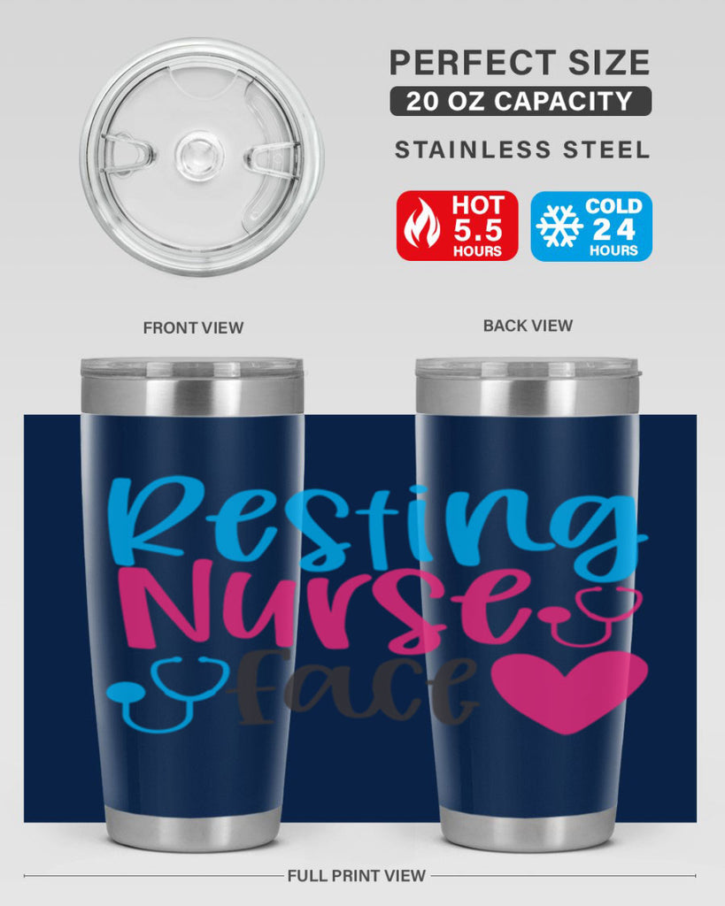 resting nurse face Style Style 56#- nurse- tumbler