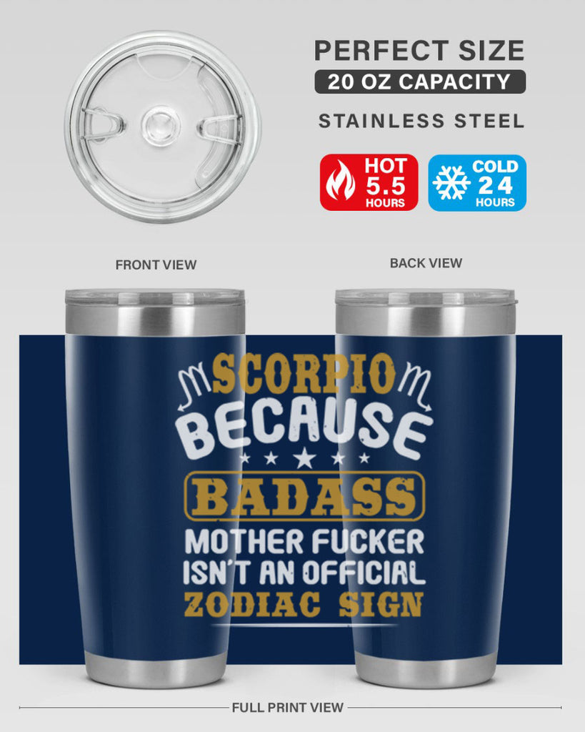 scorpio 432#- zodiac- Tumbler