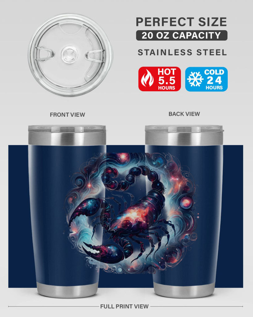 scorpio 462#- zodiac- Tumbler
