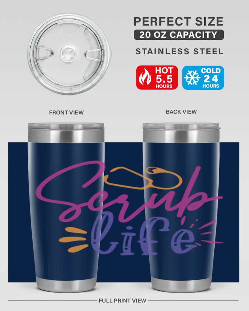 scrub life Style 351#- nurse- tumbler