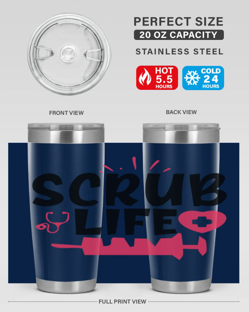 scrub life Style Style 44#- nurse- tumbler
