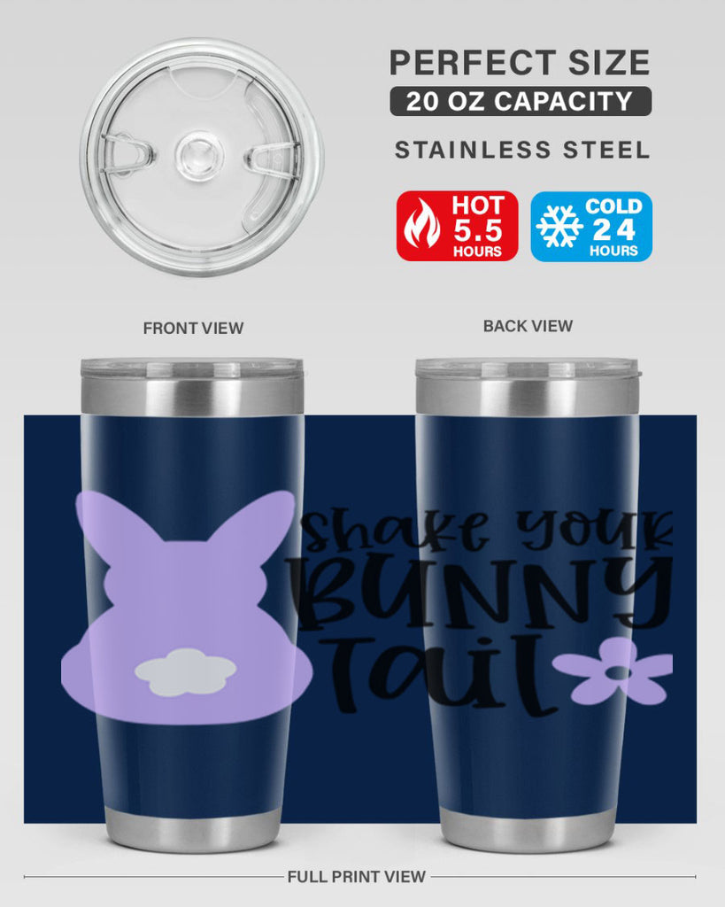 shake your bunny tail 12#- easter- Tumbler