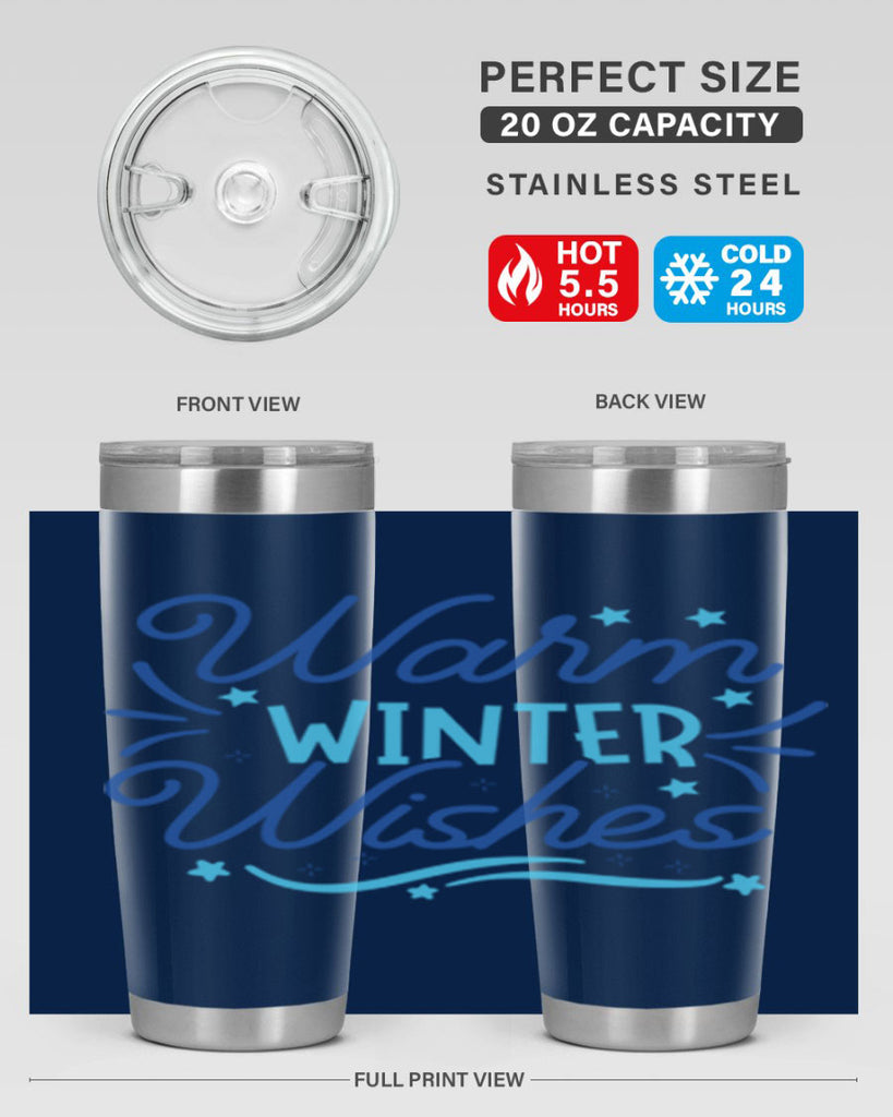 warm winter wishes 457#- winter- Tumbler