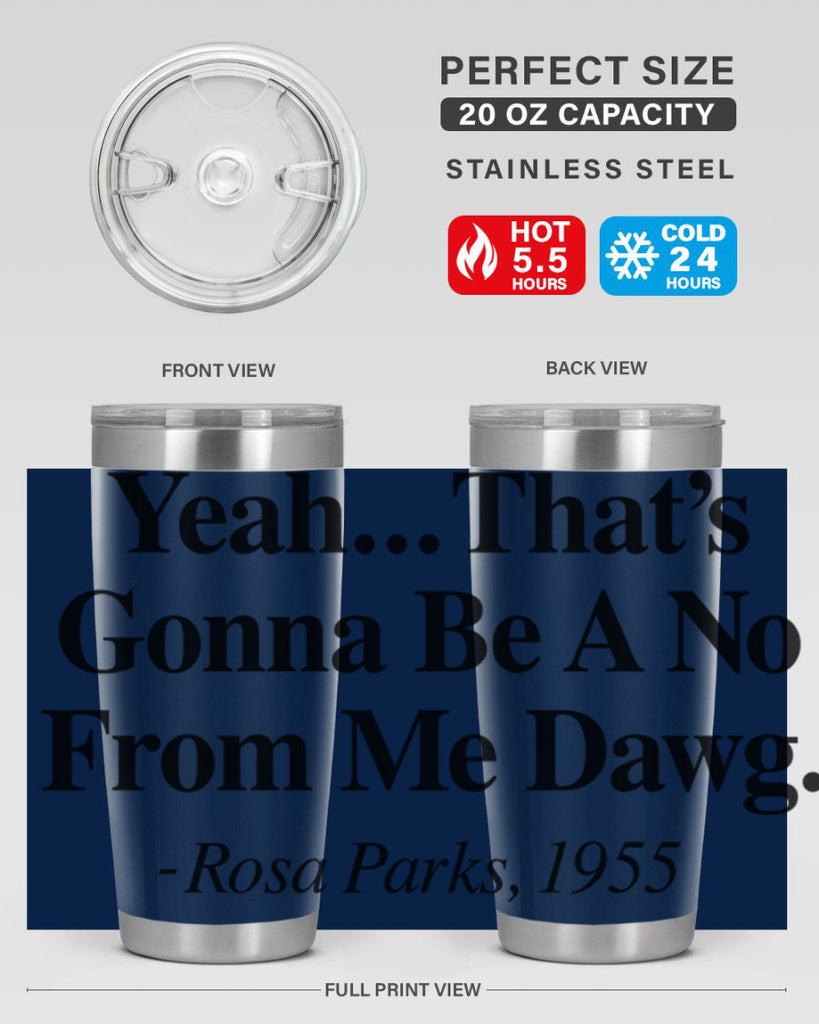 yeah thats gonna be a no from me dawg rosa parks 3#- black words phrases- Cotton Tank