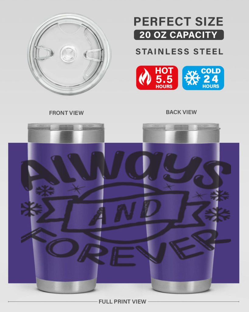 Always and forever 16#- winter- Tumbler