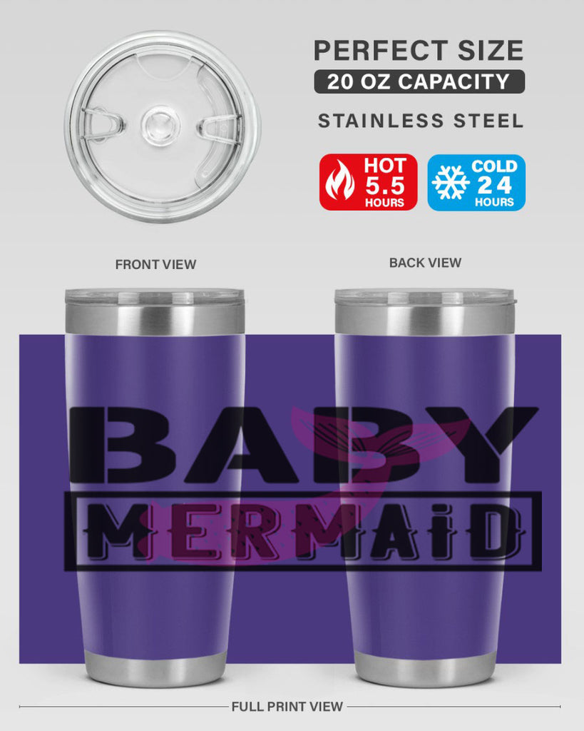 Baby mermaid 29#- mermaid- Tumbler