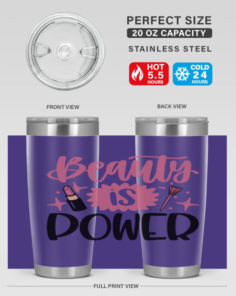 Beauty Is Power Style 135#- make up- Tumbler