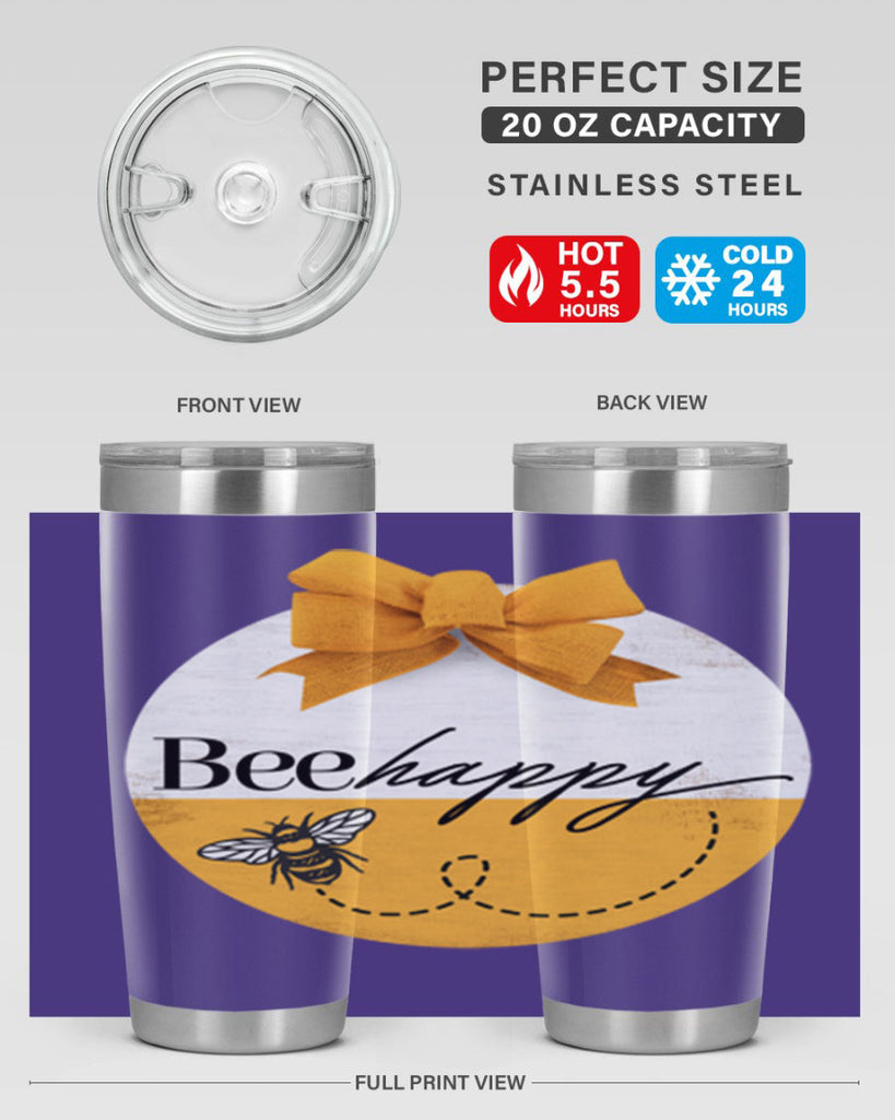 Bee Happy Mockup27#- spring- Tumbler