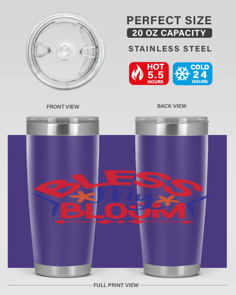 Bless My Bloom 38#- spring- Tumbler