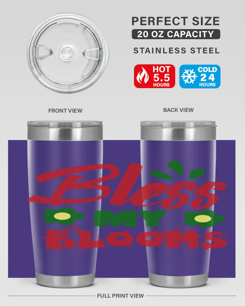 Bless My Blooms 61#- spring- Tumbler