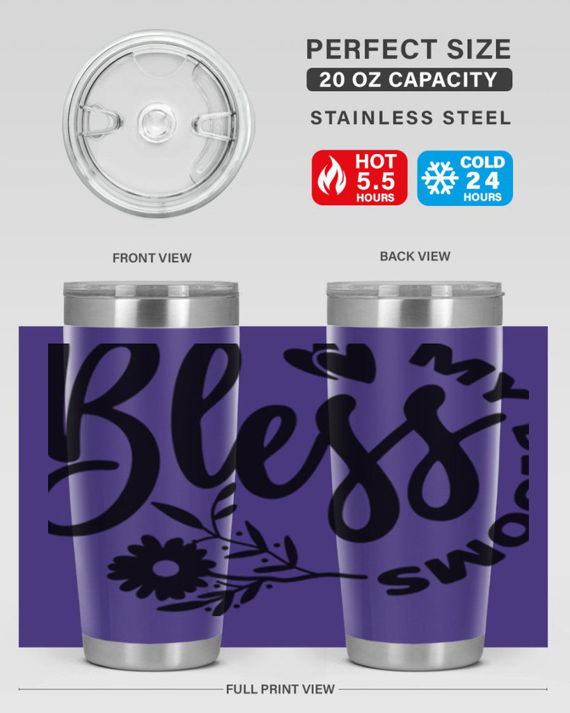 Bless My Blooms47#- spring- Tumbler