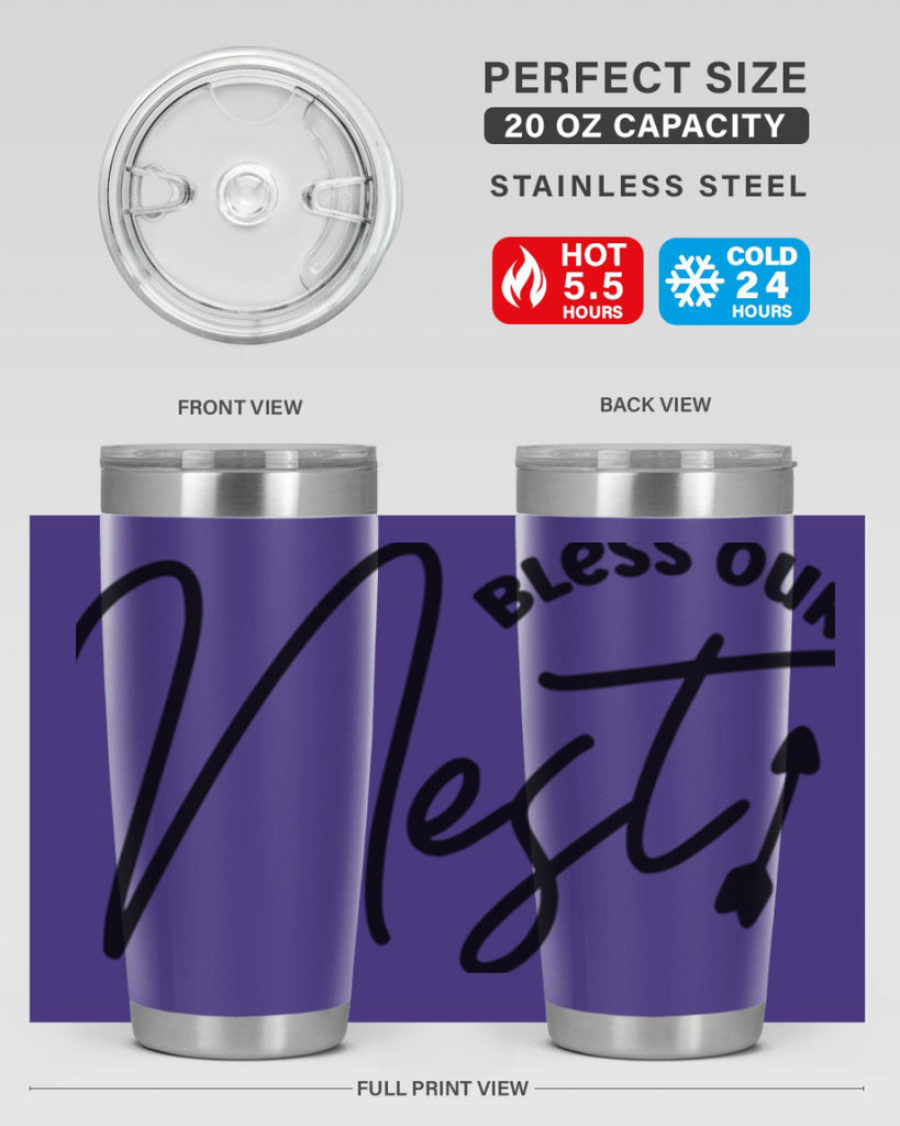 Bless Our Nest55#- spring- Tumbler