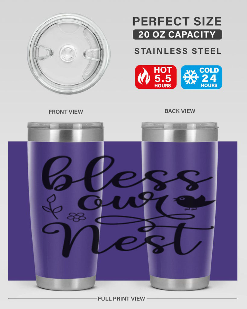 Bless our nest  68#- spring- Tumbler