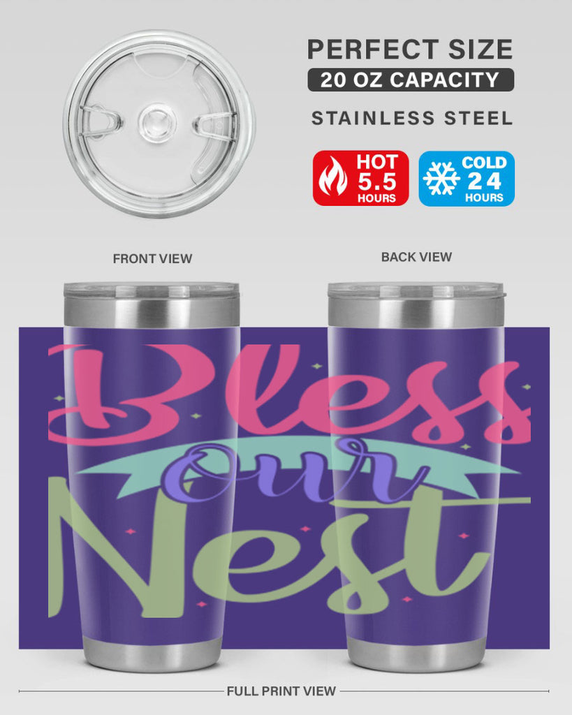 Bless our nest 49#- spring- Tumbler
